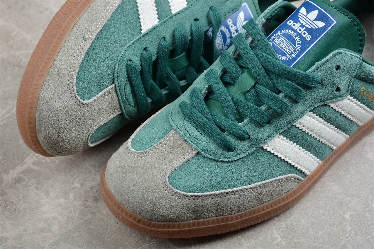 Samba Vegan verde y blanco