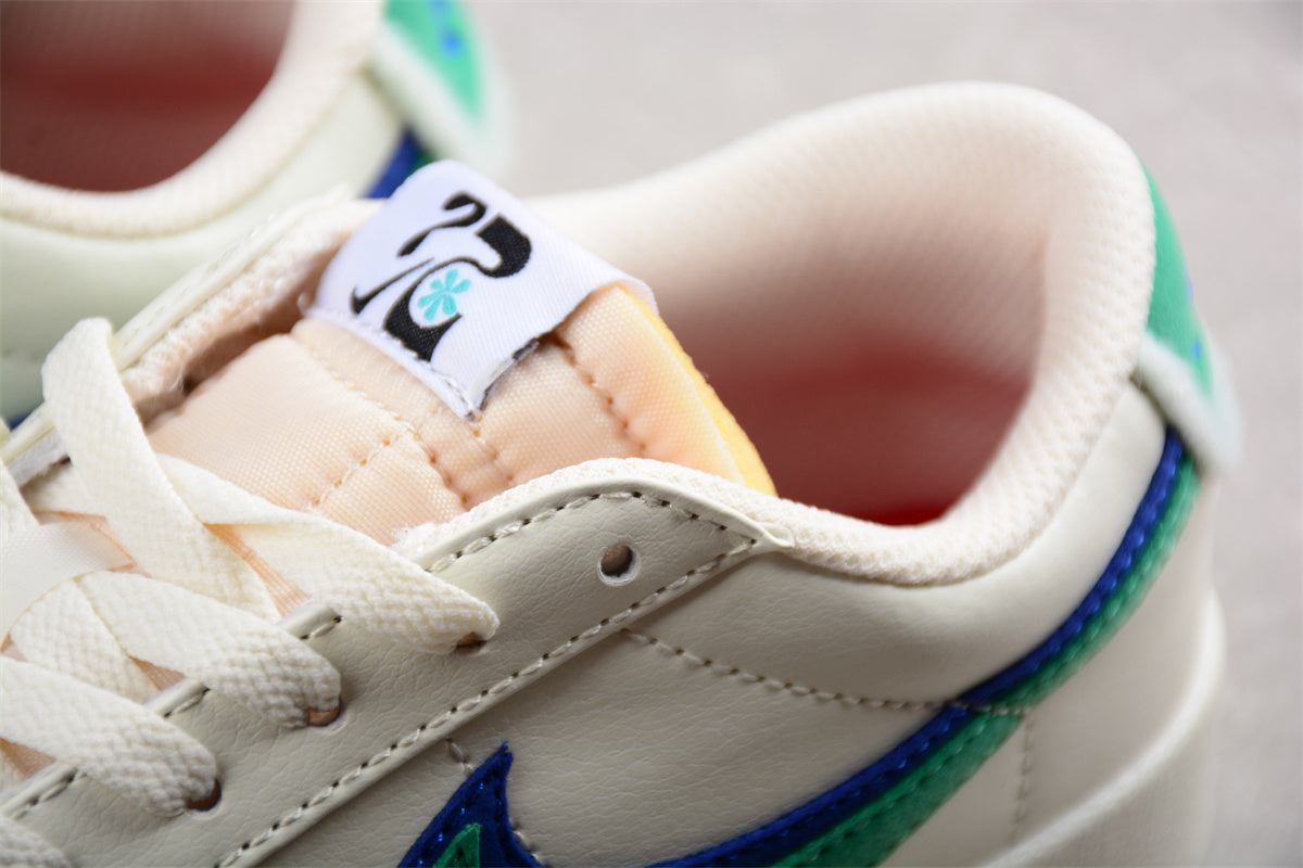 Blazer Low '77 blanco, verde y navy