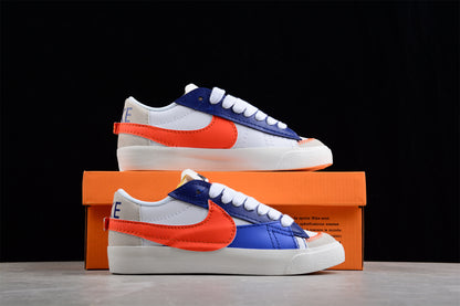 Blazer Low '77 blanco, azul y rojo