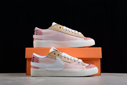Blazer Low '77 rosa, beige y blanco