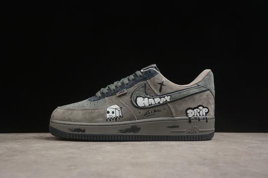 Air Force 1 Low Happy Drip / Grey Suede