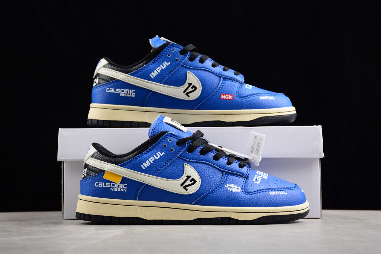 Dunk Low “Calsonic Nissan Impul” azul y blanco