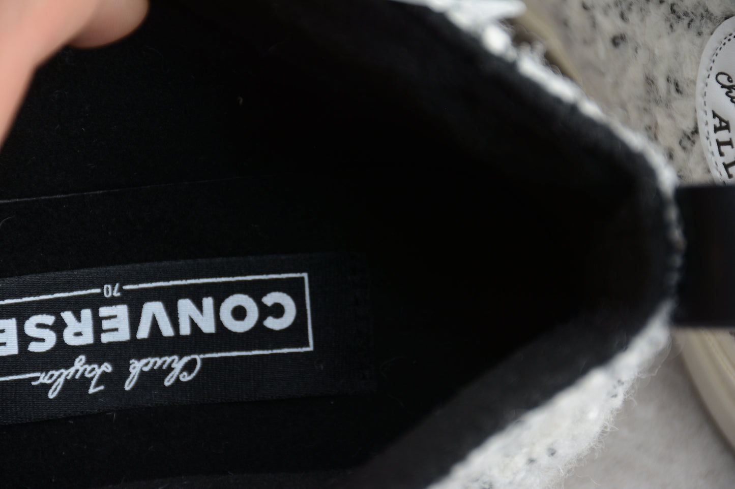 Chuck 70 HI blanco, negro y egret