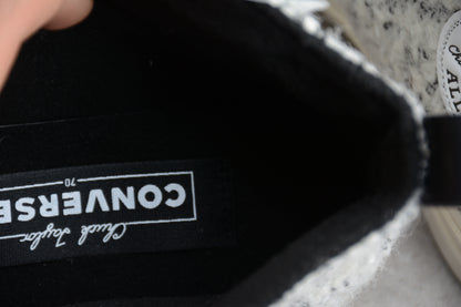 Chuck 70 HI blanco, negro y egret