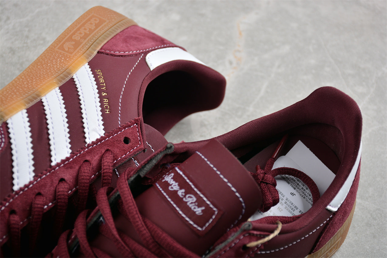 Sporty & Rich burdeos y blanco