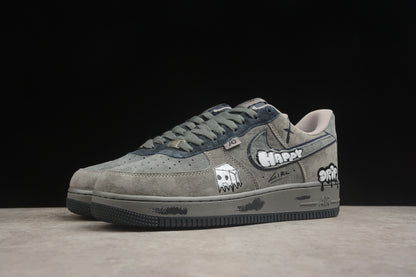 Air Force 1 Low Happy Drip / Grey Suede
