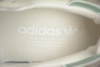 Sambae W plataforma beige claro y verde menta