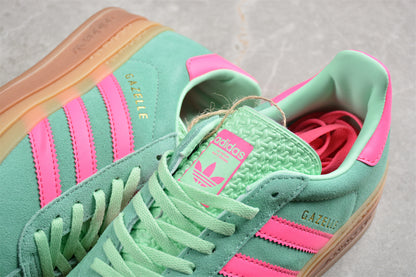Gazelle Bold verde aqua y rosa