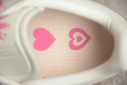 Gazelle gris, blanco y rosa