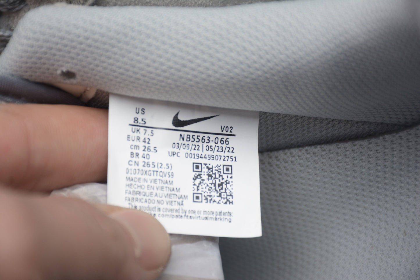 Air Force 1 07 gris claro y gris lobo