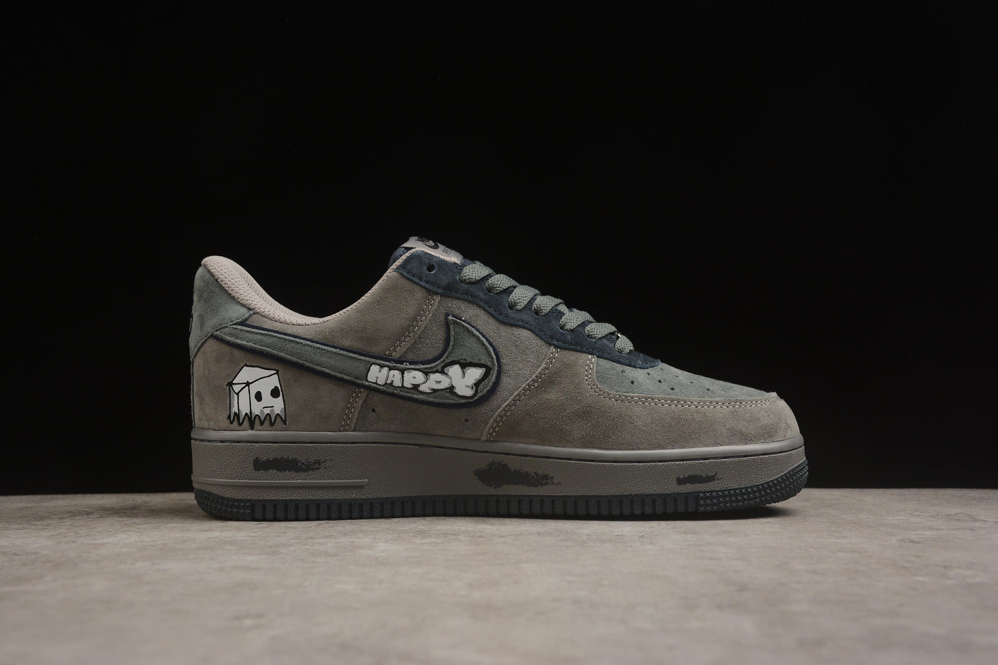 Air Force 1 Low Happy Drip / Grey Suede