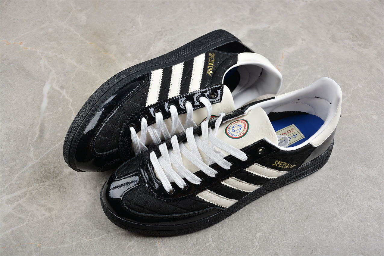 Handball Spezial negro brillante y blanco