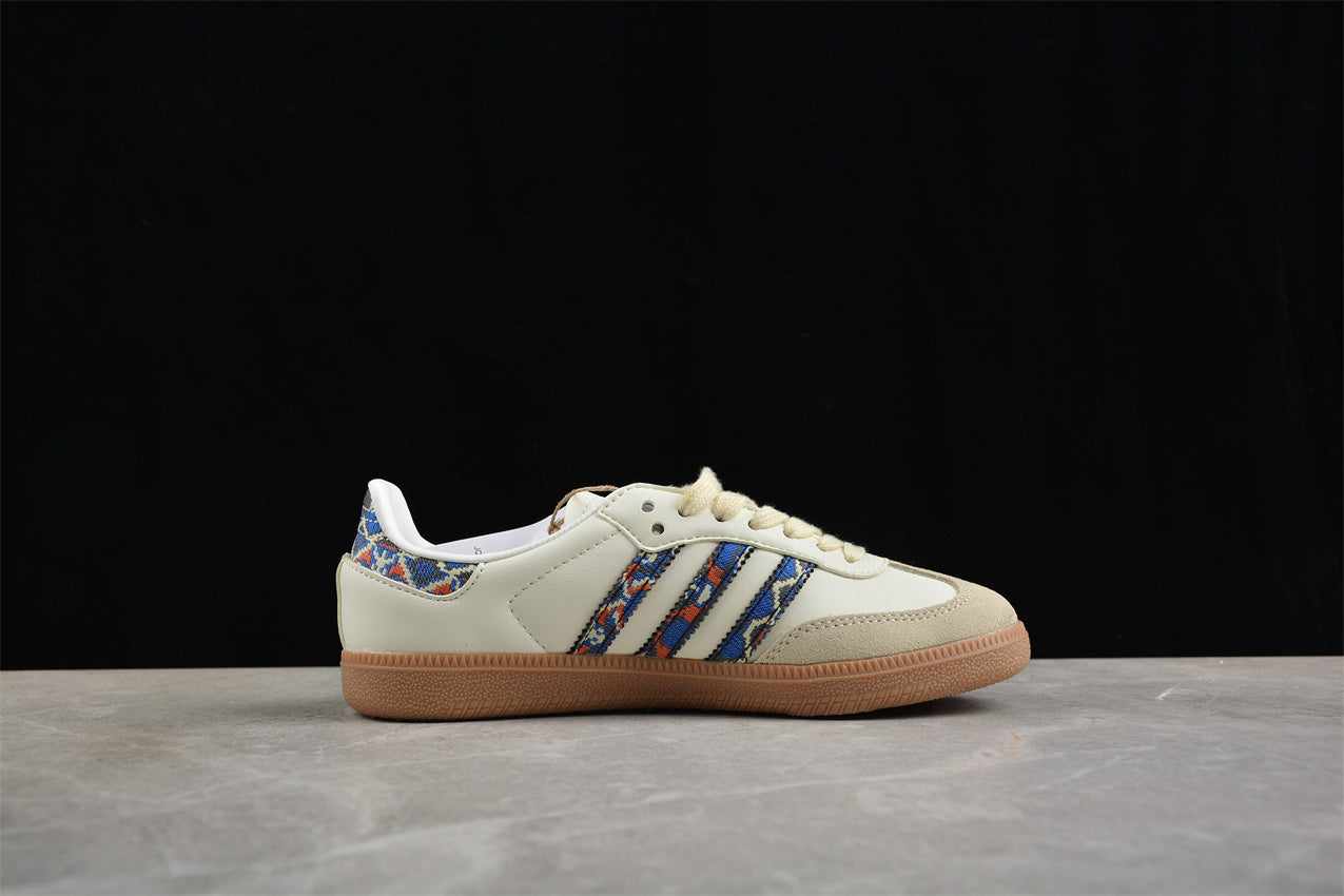 Samba OG beige claro y azul marino