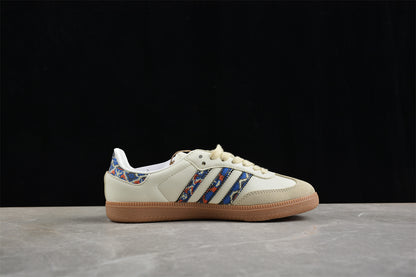 Samba OG beige claro y azul marino