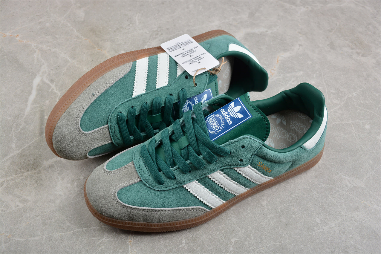 Samba Vegan verde y blanco