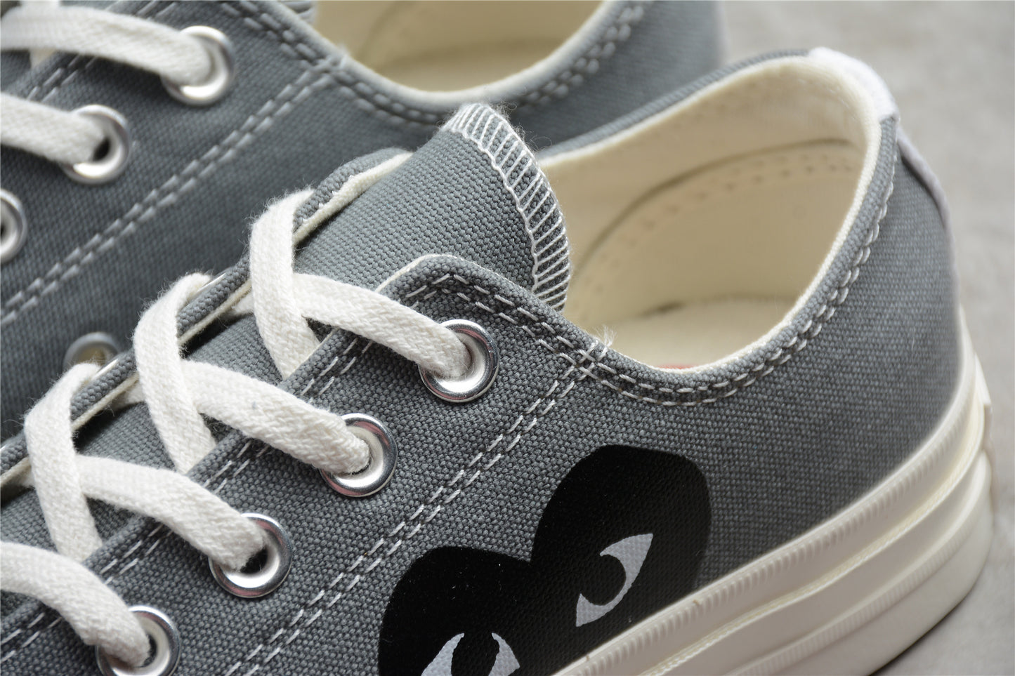 Comme des Garçons Play Chuck 70 low Platforma gris