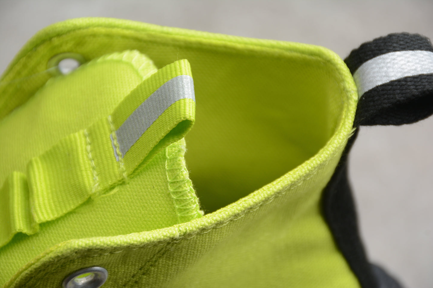 Run Star Motion HI verde limón, negro y blanco