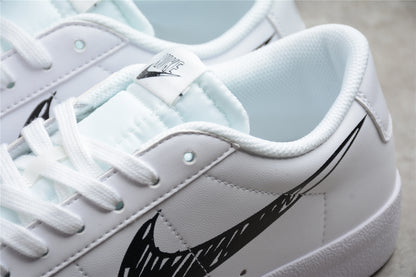 Blazer low '77 blanco y negro