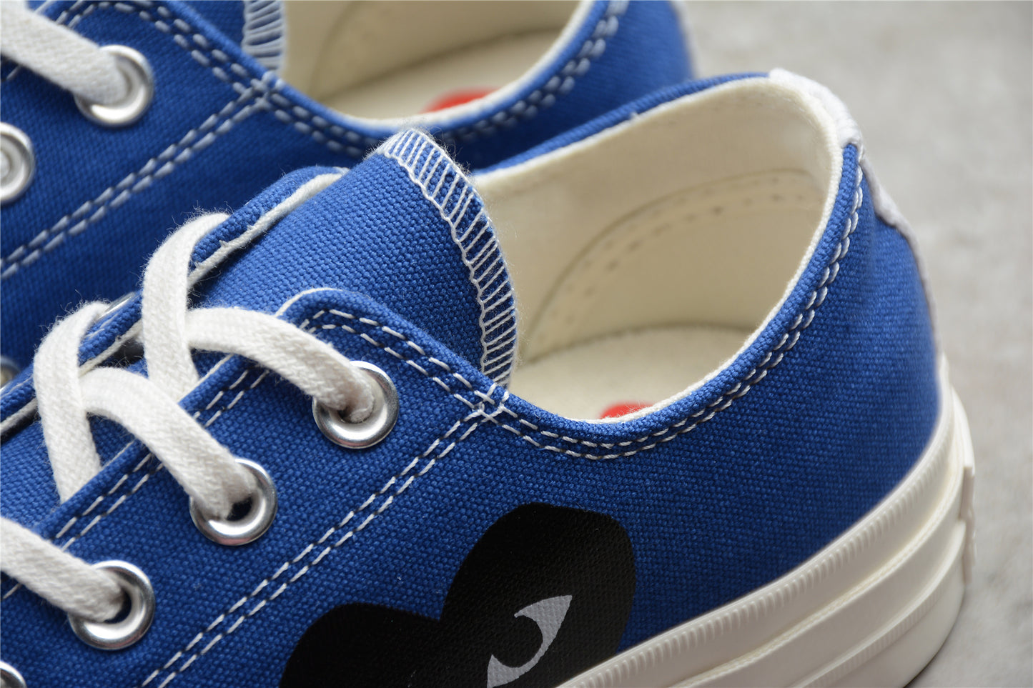 Comme des Garçons Play Chuck 70 low Platforma azul