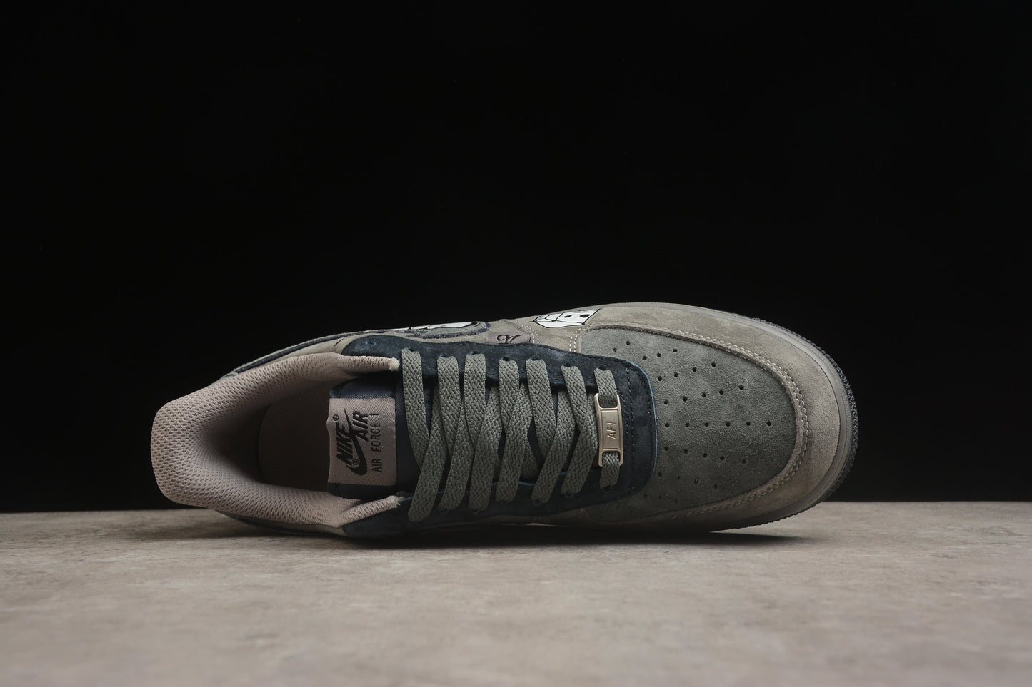 Air Force 1 Low Happy Drip / Grey Suede