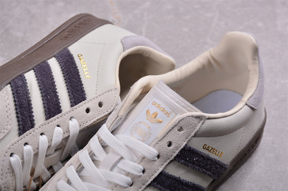 Gazelle blanco hueso y morado