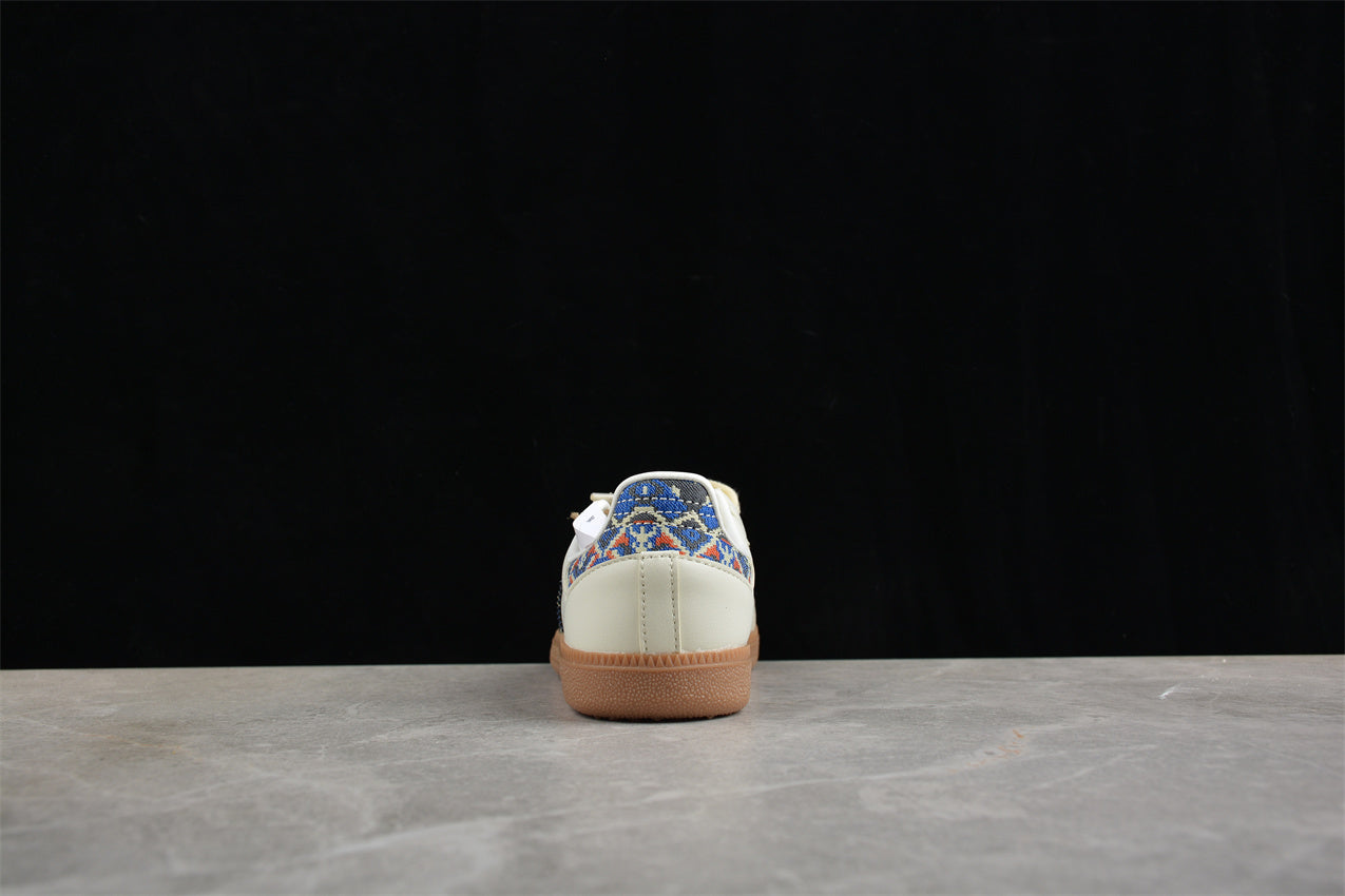 Samba OG beige claro y azul marino