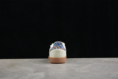 Samba OG beige claro y azul marino