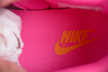 Dunk Low blanco y rosa pastel