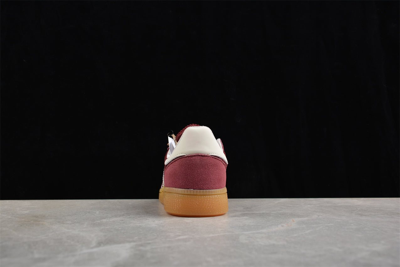 Handball Spezial burdeos con tejido acanalado