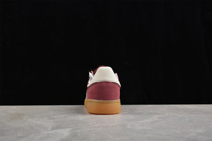 Handball Spezial burdeos con tejido acanalado