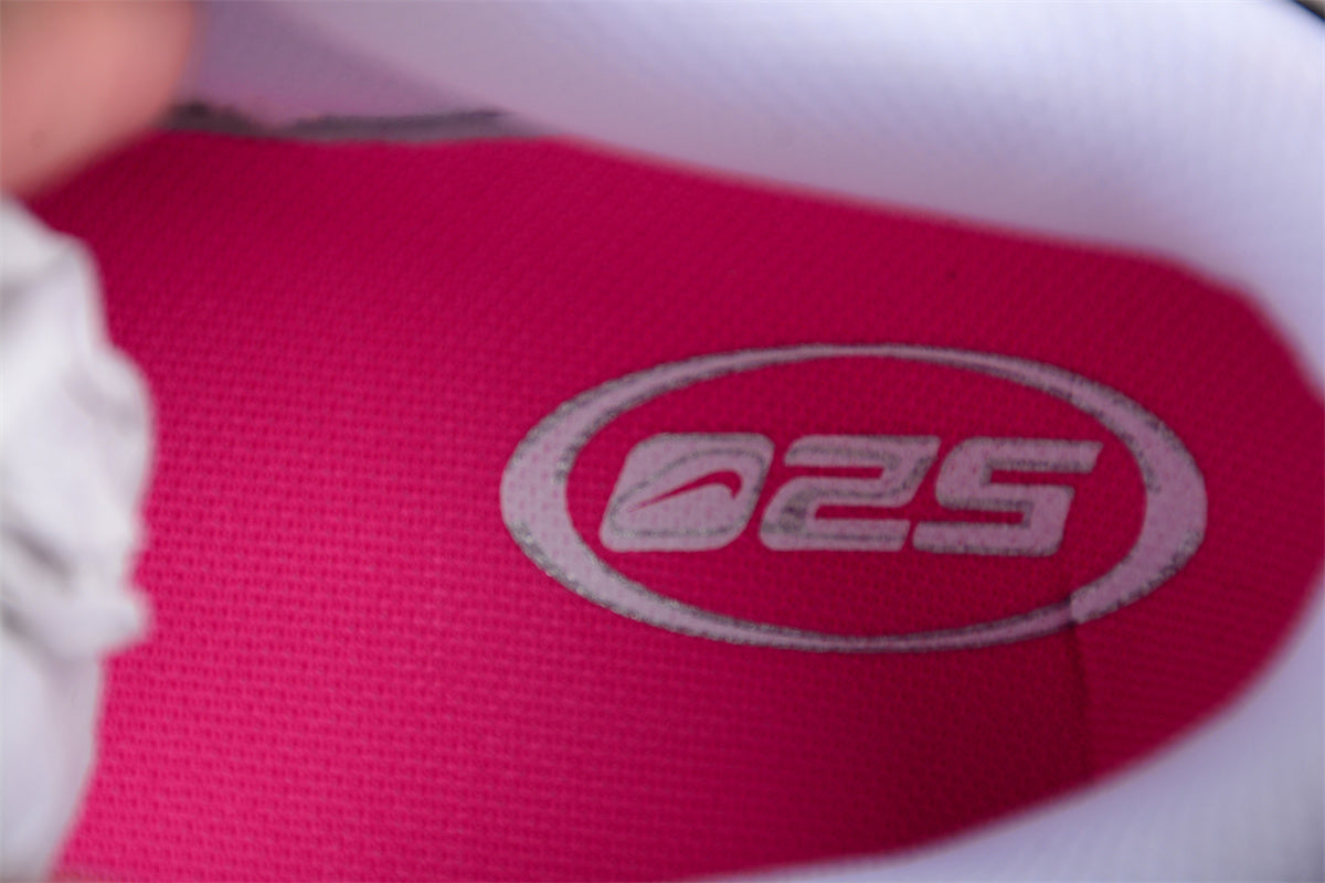 Dunk Low blanco, rosa y negro