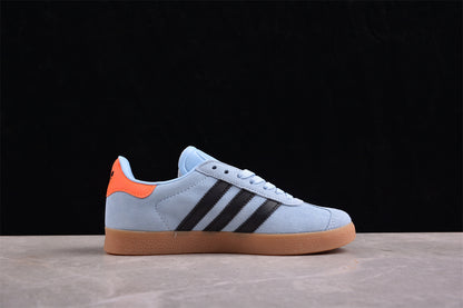 Gazelle azul cielo, negro y naranja