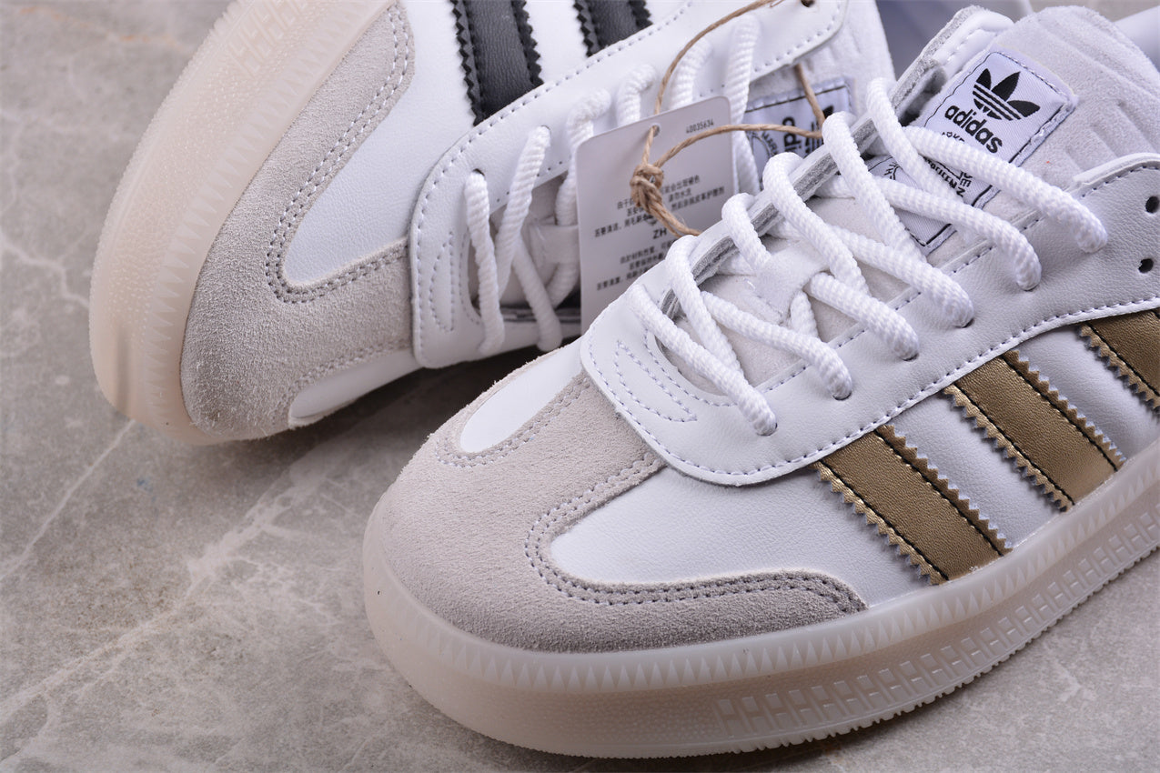 Samba XLG plataforma blanco, negro y dorado