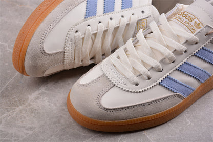 Handball Spezial blanco y azul cielo