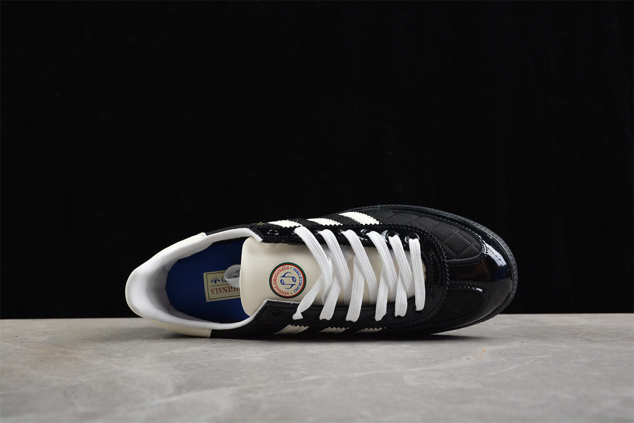 Handball Spezial negro brillante y blanco