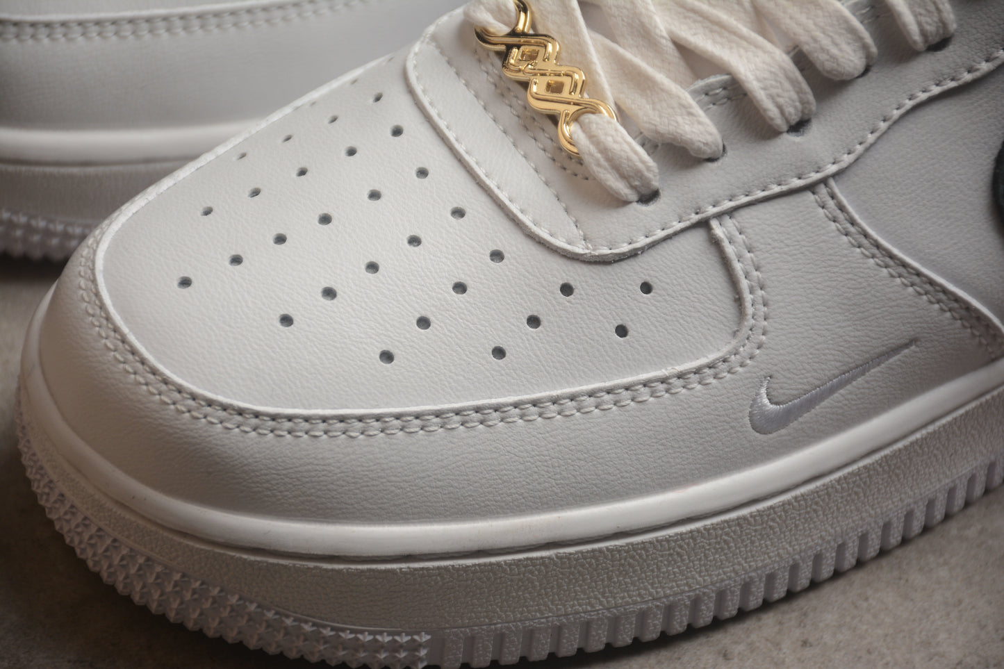 Air Force 1 Low blanco y verde oscuro