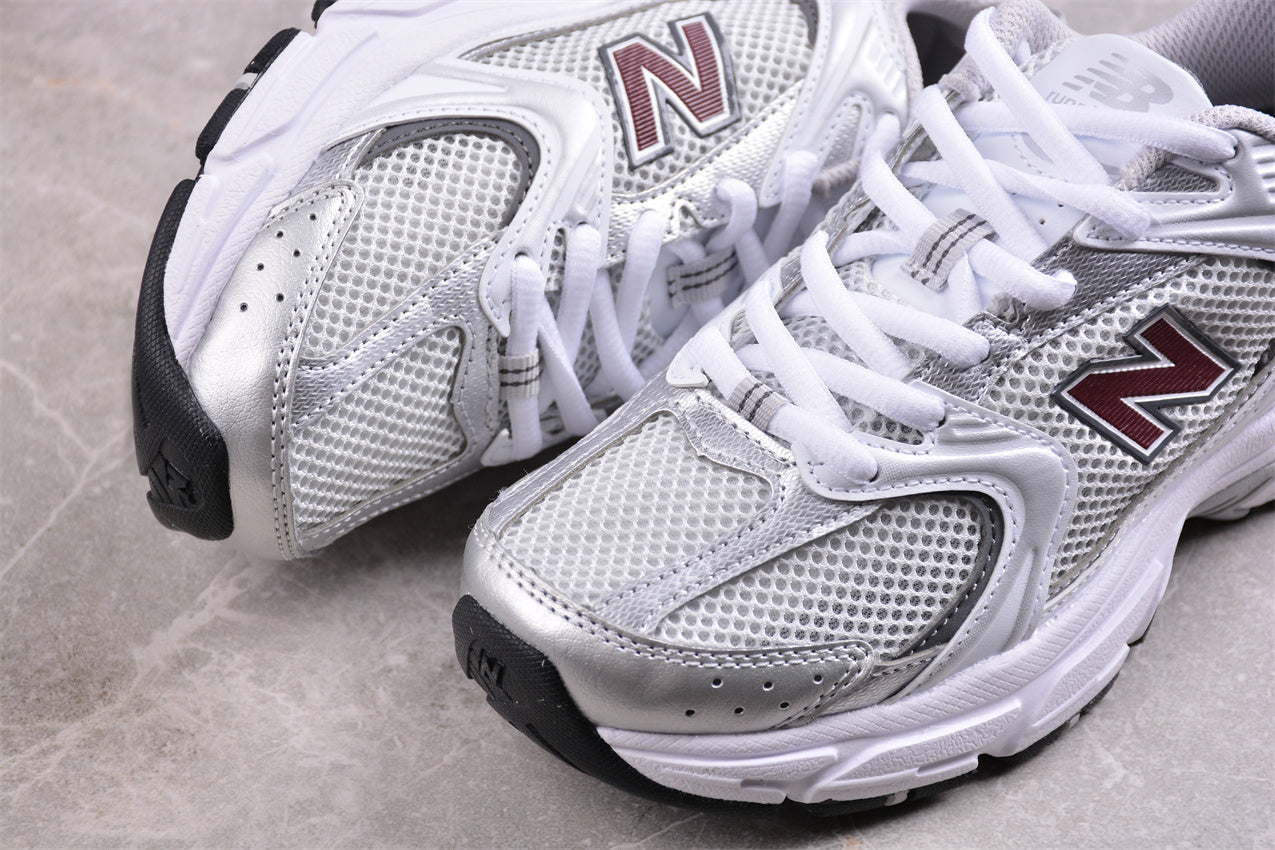 NB 530 plateadas y  burdeos