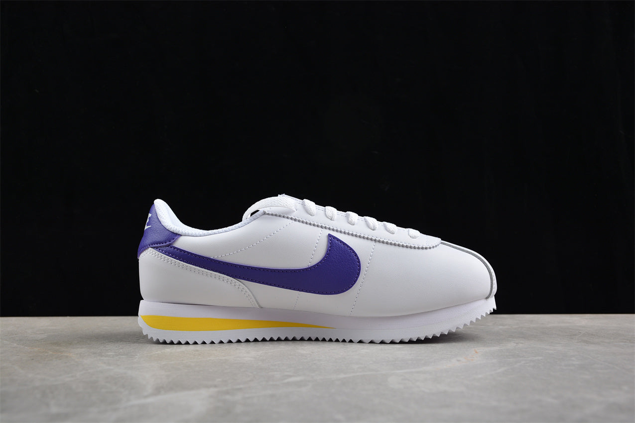 Cortez blanco, morado y amarillo