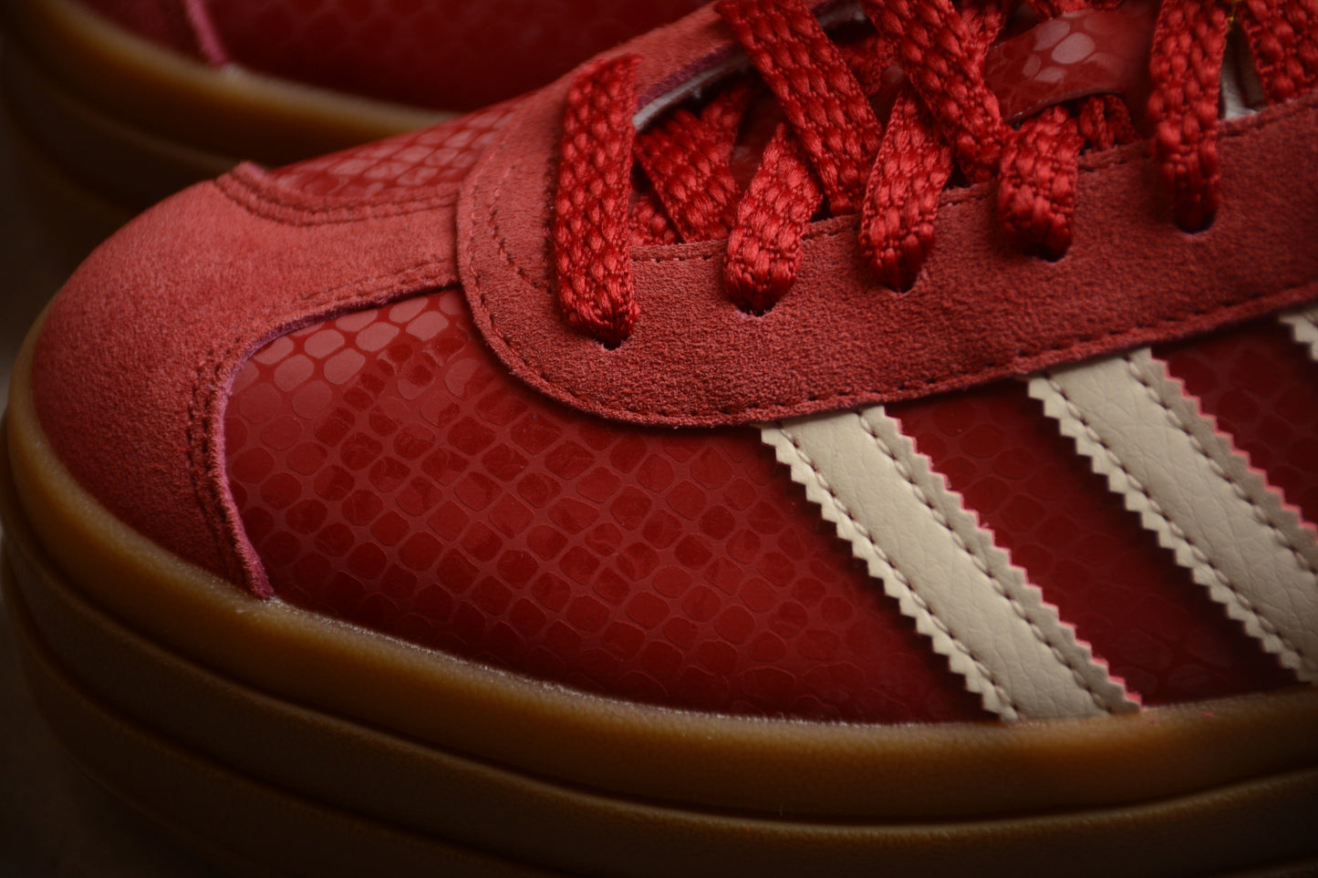 Gazelle Bold rojo y blanco
