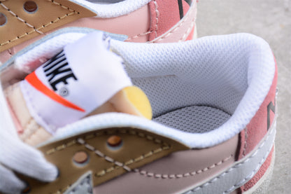 Blazer Low '77 rosa, beige y blanco