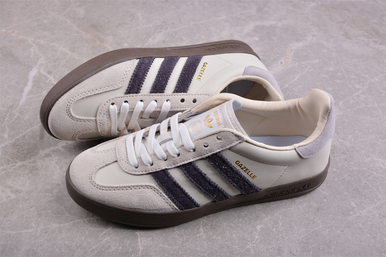 Gazelle blanco hueso y morado