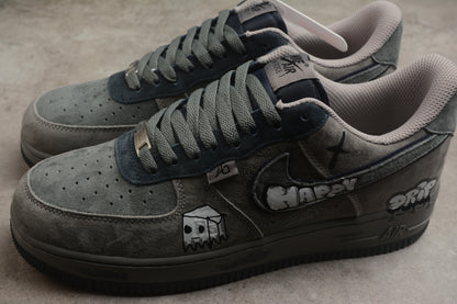 Air Force 1 Low Happy Drip / Grey Suede