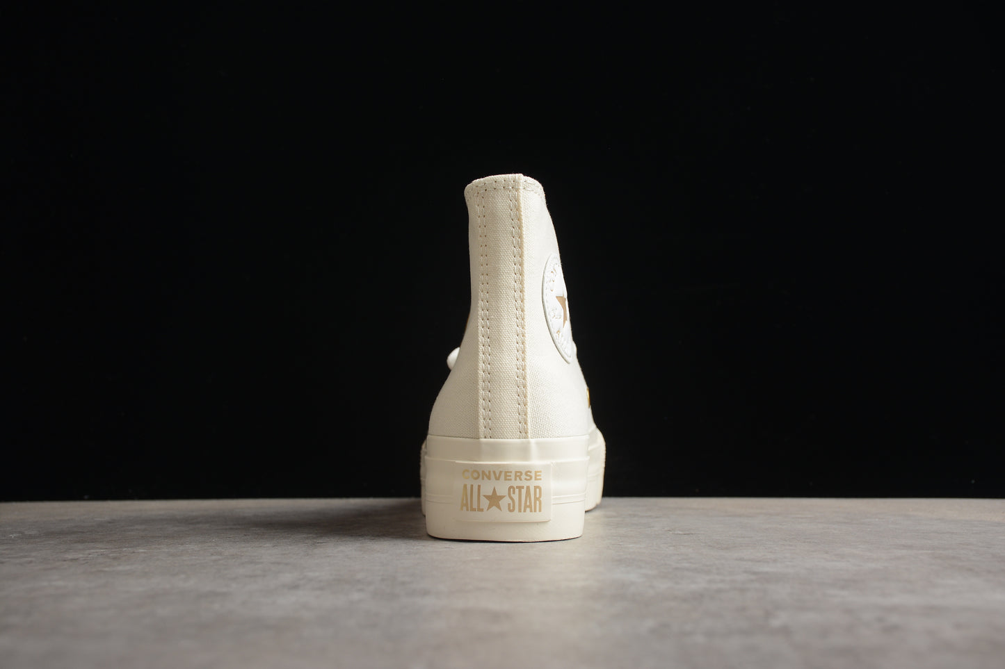 Chuck Taylor All Star Lift Plataforma HI egret y dorado