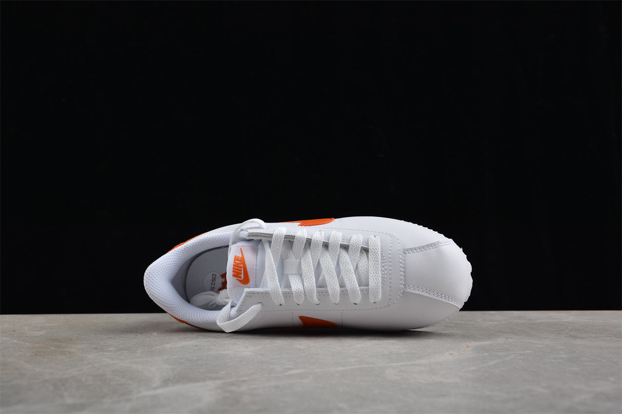 Cortez blanco y naranja