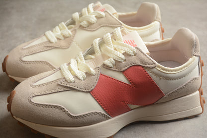NB 327 beige y rojo coral