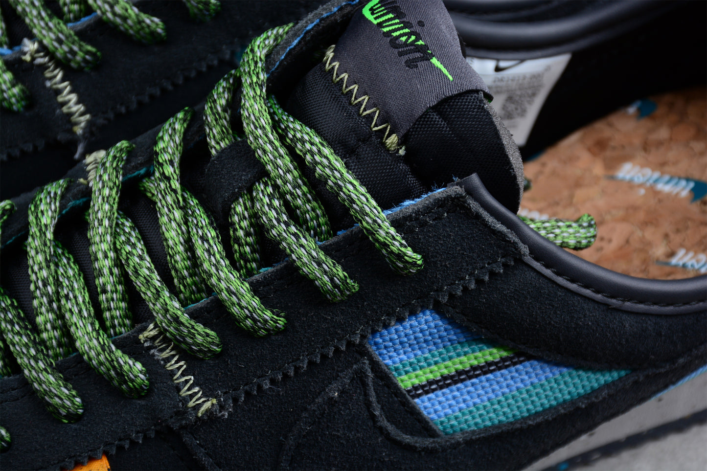 Cortez x Union LA negro, azul y verde