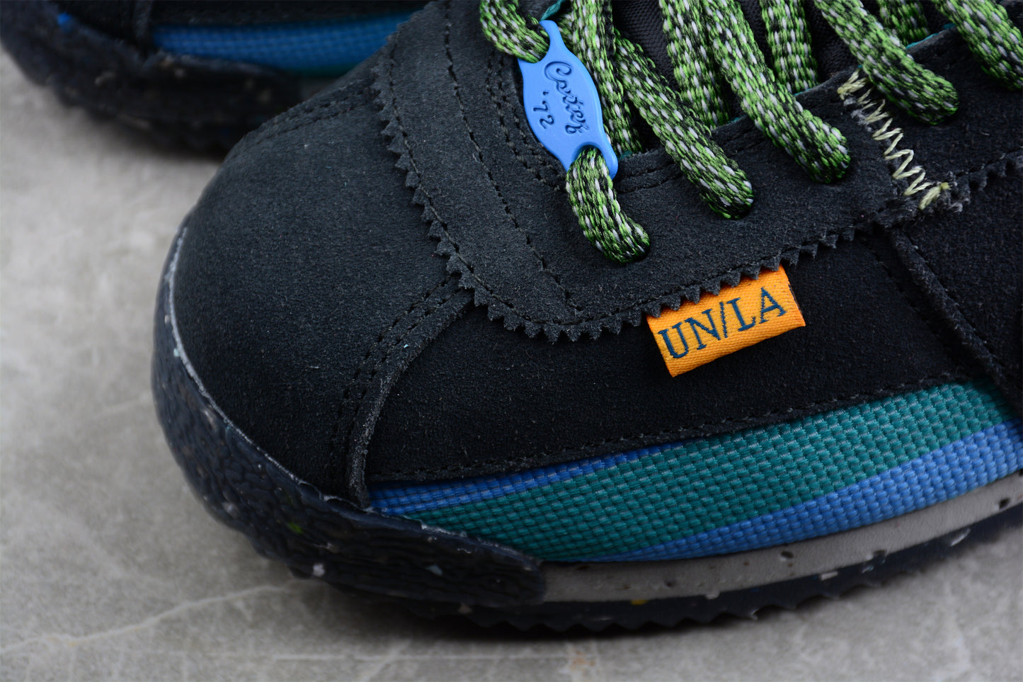 Cortez x Union LA negro, azul y verde