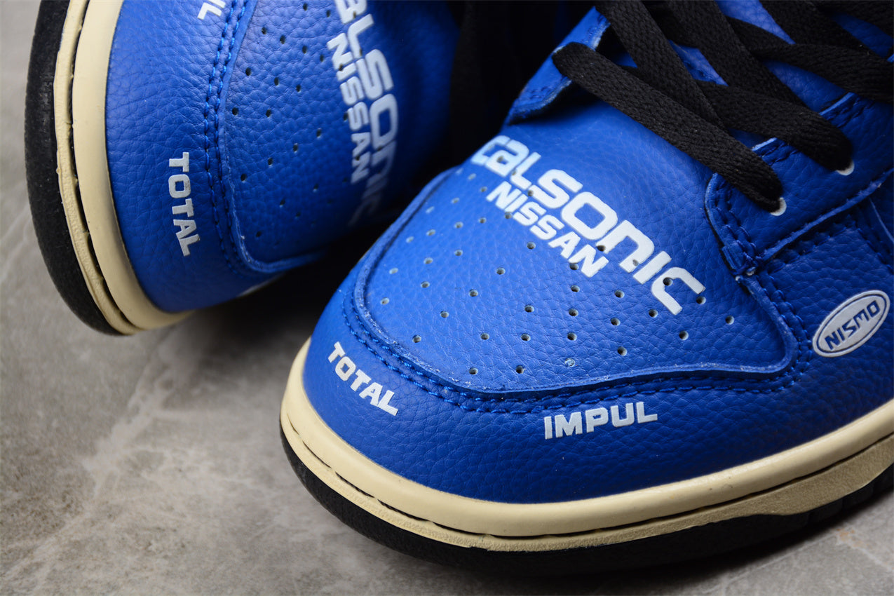 Dunk Low “Calsonic Nissan Impul” azul y blanco