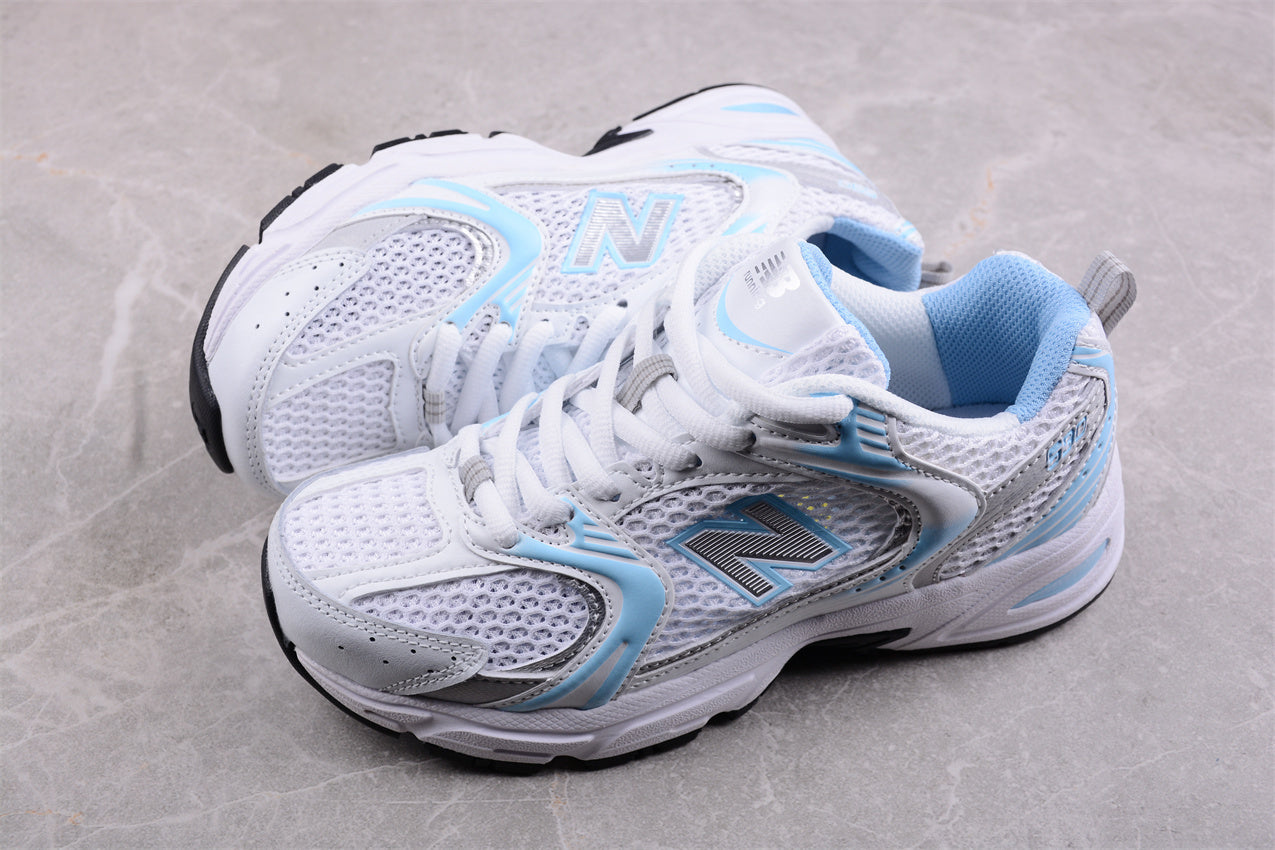 NB 530 blanco y azul celeste