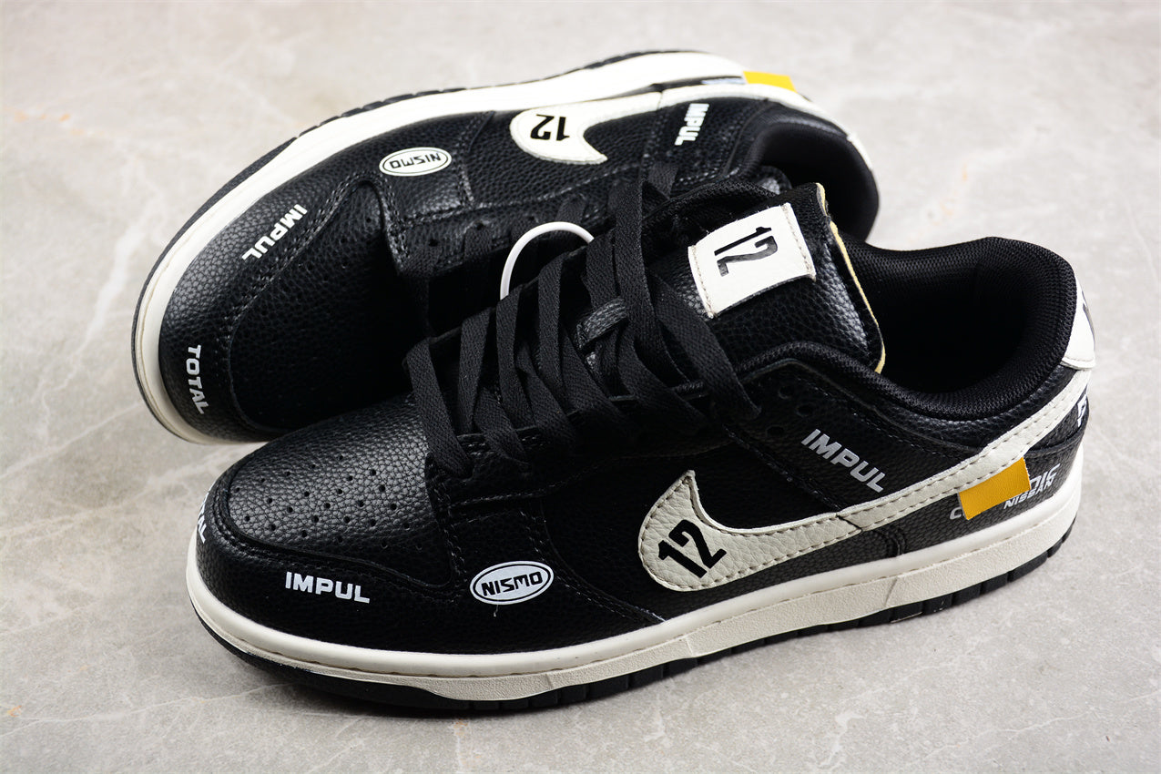 Dunk Low “Calsonic Nissan Impul” negro y blanco
